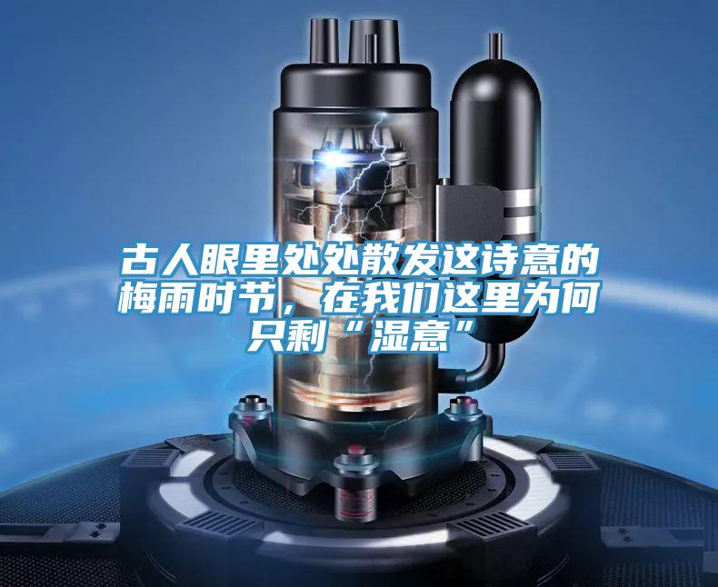 古人眼里處處散發(fā)這詩意的梅雨時節(jié)，在我們這里為何只剩“濕意”