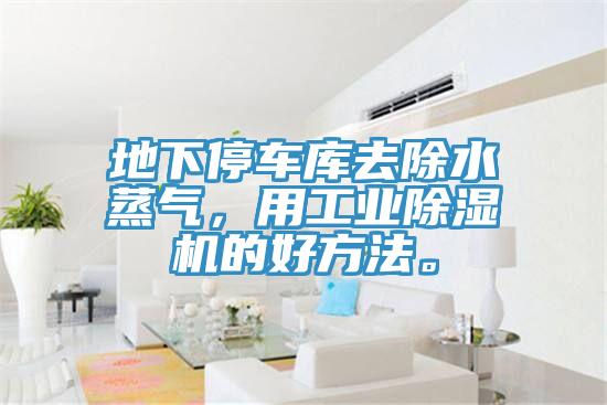 地下停車庫去除水蒸氣，用工業(yè)除濕機的好方法。