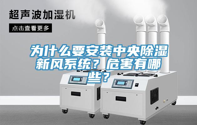 為什么要安裝中央除濕新風(fēng)系統(tǒng)？危害有哪些？