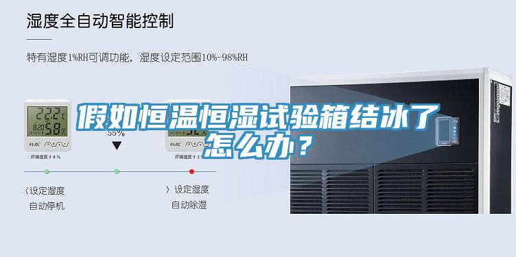 假如恒溫恒濕試驗箱結(jié)冰了怎么辦？