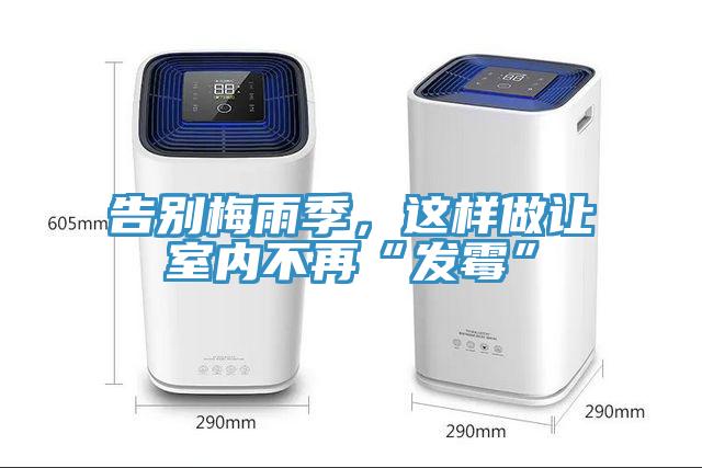 告別梅雨季，這樣做讓室內(nèi)不再“發(fā)霉”