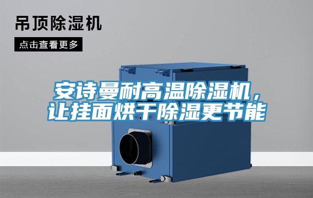 安詩曼耐高溫除濕機，讓掛面烘干除濕更節(jié)能