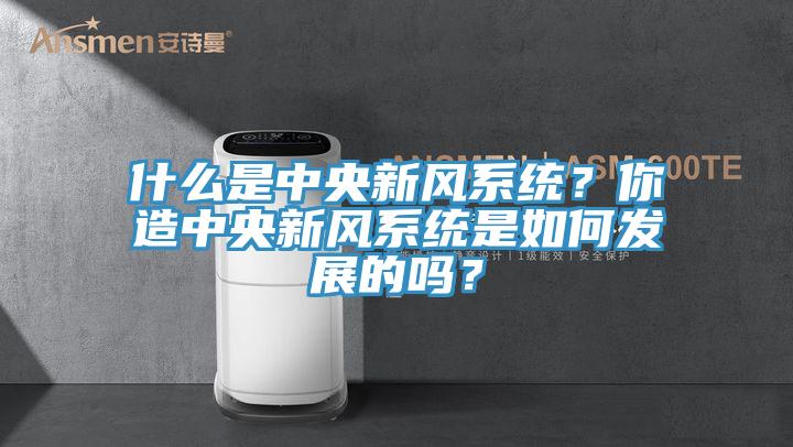 什么是中央新風(fēng)系統(tǒng)？你造中央新風(fēng)系統(tǒng)是如何發(fā)展的嗎？