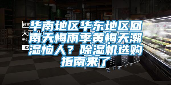 華南地區(qū)華東地區(qū)回南天梅雨季黃梅天潮濕惱人？除濕機選購指南來了