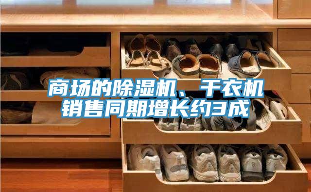 商場(chǎng)的除濕機(jī)、干衣機(jī)銷售同期增長(zhǎng)約3成