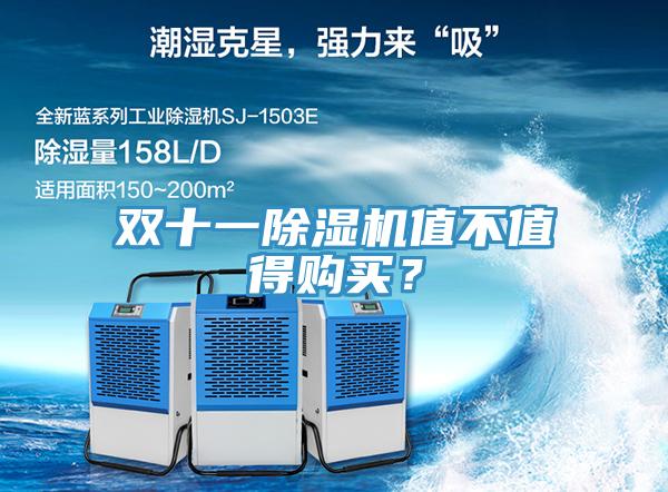 雙十一除濕機值不值得購買？