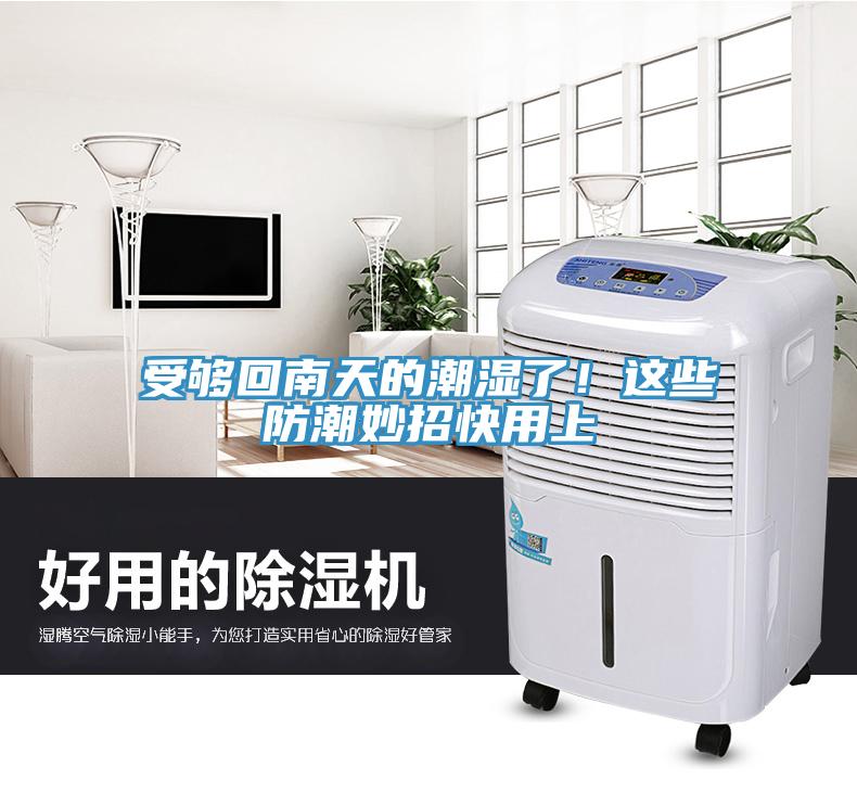 受夠回南天的潮濕了！這些防潮妙招快用上