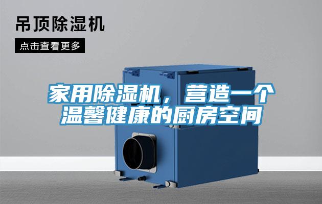 家用除濕機，營造一個溫馨健康的廚房空間
