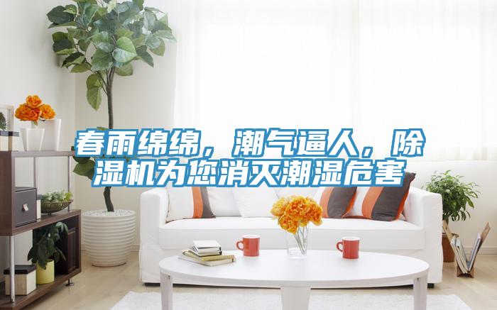 春雨綿綿，潮氣逼人，除濕機(jī)為您消滅潮濕危害