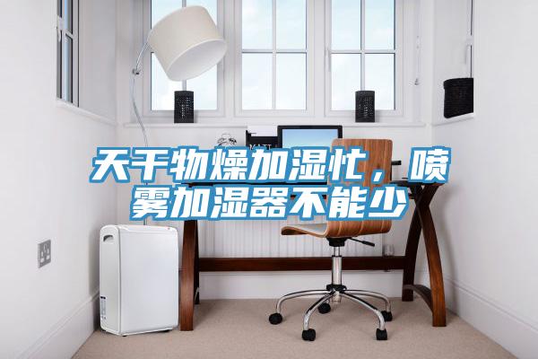 天干物燥加濕忙，噴霧加濕器不能少