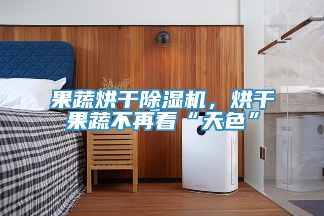 果蔬烘干除濕機(jī)，烘干果蔬不再看“天色”