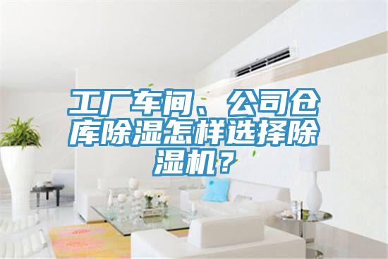 工廠車間、公司倉庫除濕怎樣選擇除濕機？