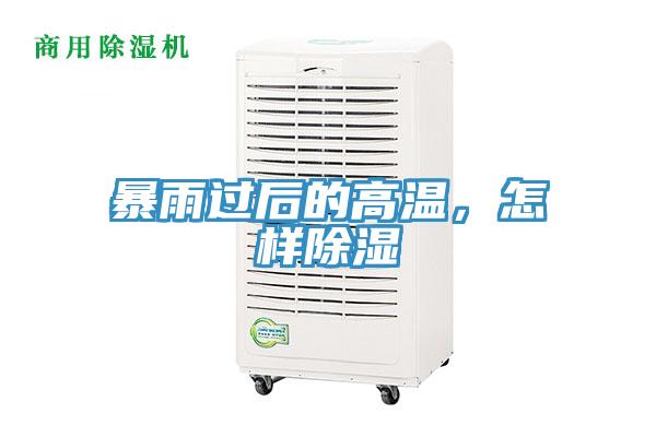 暴雨過后的高溫，怎樣除濕