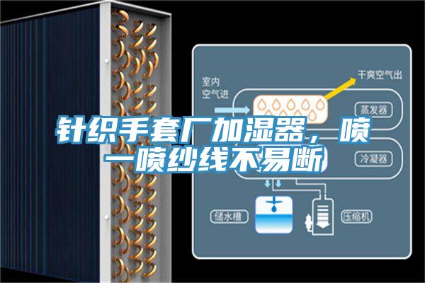 針織手套廠加濕器，噴一噴紗線不易斷
