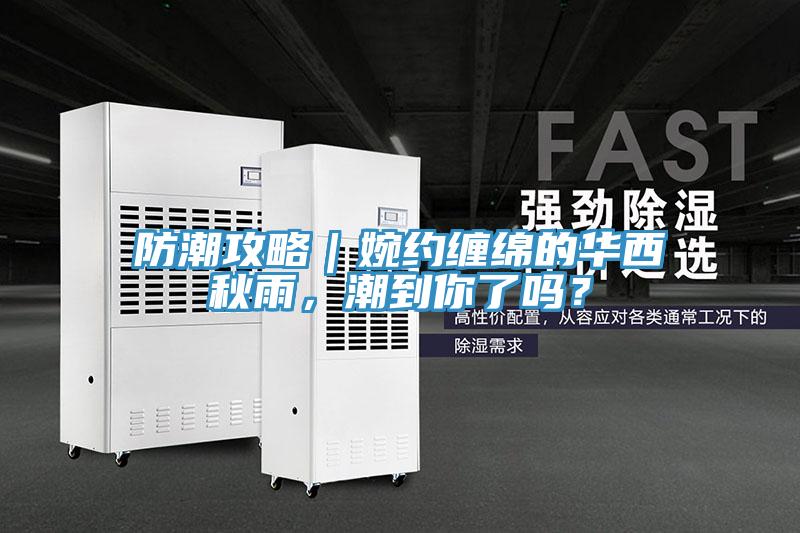 防潮攻略｜婉約纏綿的華西秋雨，潮到你了嗎？