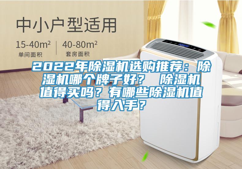 2022年除濕機選購推薦：除濕機哪個牌子好？ 除濕機值得買嗎？有哪些除濕機值得入手？