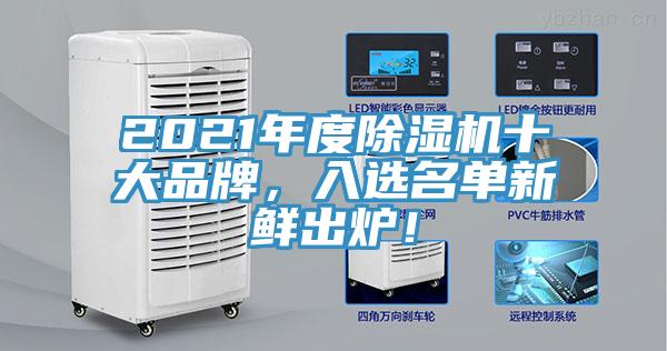 2021年度除濕機(jī)十大品牌，入選名單新鮮出爐！