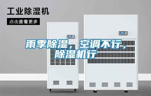 雨季除濕，空調(diào)不行，除濕機(jī)行