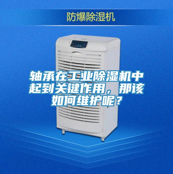 軸承在工業(yè)除濕機中起到關鍵作用，那該如何維護呢？