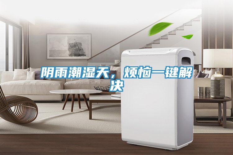 陰雨潮濕天，煩惱一鍵解決