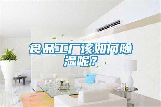 食品工廠該如何除濕呢？