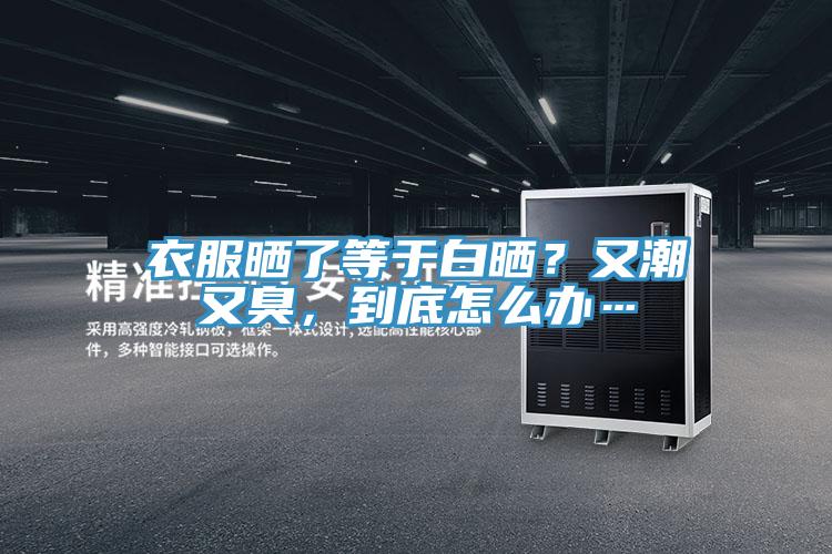 衣服曬了等于白曬？又潮又臭，到底怎么辦…