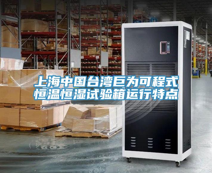 上海中國臺灣巨為可程式恒溫恒濕試驗(yàn)箱運(yùn)行特點(diǎn)