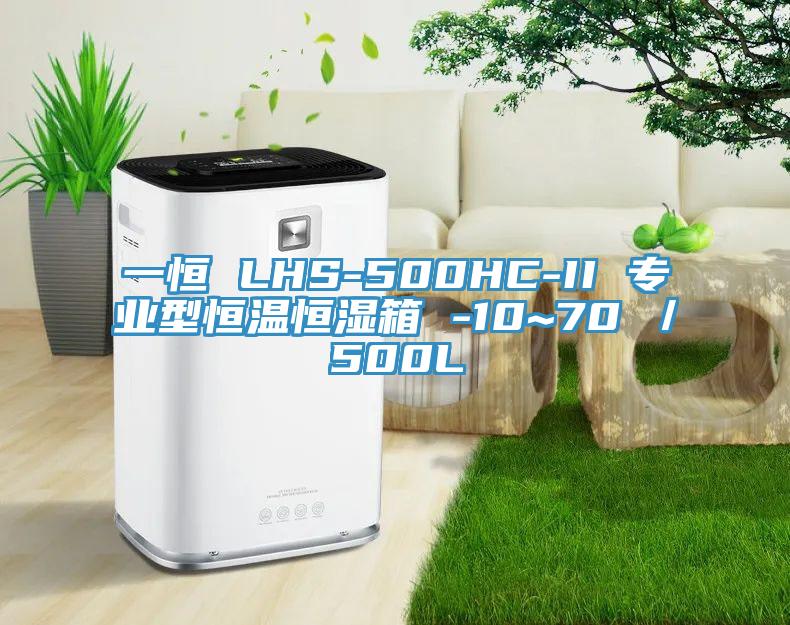 一恒 LHS-500HC-II 專(zhuān)業(yè)型恒溫恒濕箱 -10~70℃／500L