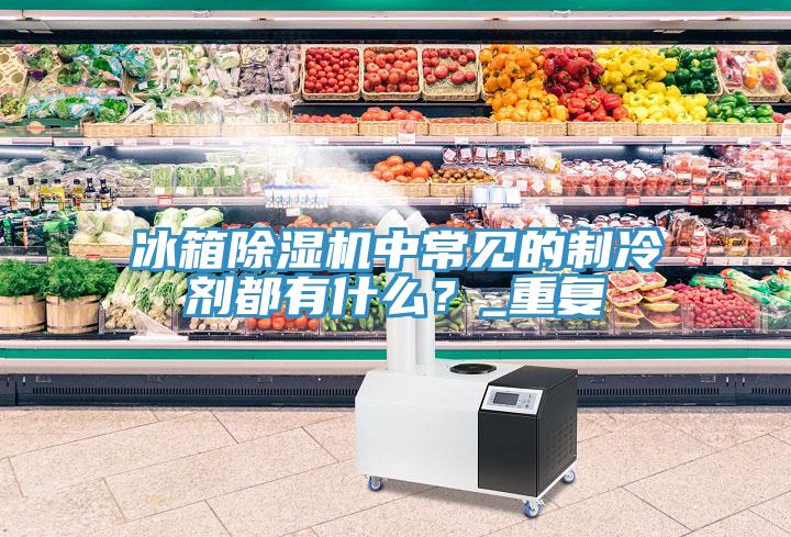冰箱除濕機(jī)中常見的制冷劑都有什么？_重復(fù)