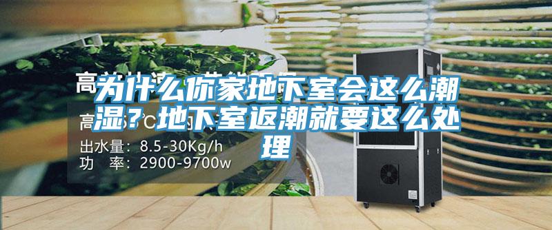 為什么你家地下室會(huì)這么潮濕？地下室返潮就要這么處理