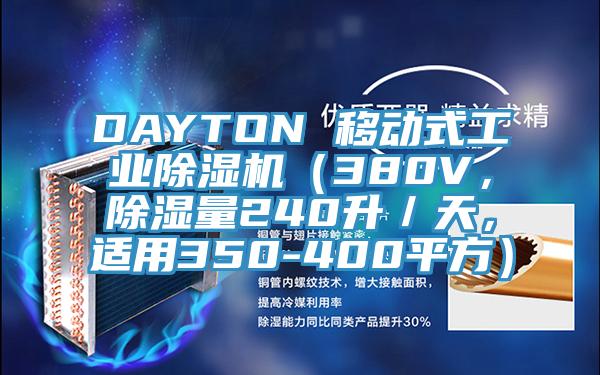 DAYTON 移動(dòng)式工業(yè)除濕機(jī)（380V，除濕量240升／天，適用350-400平方）