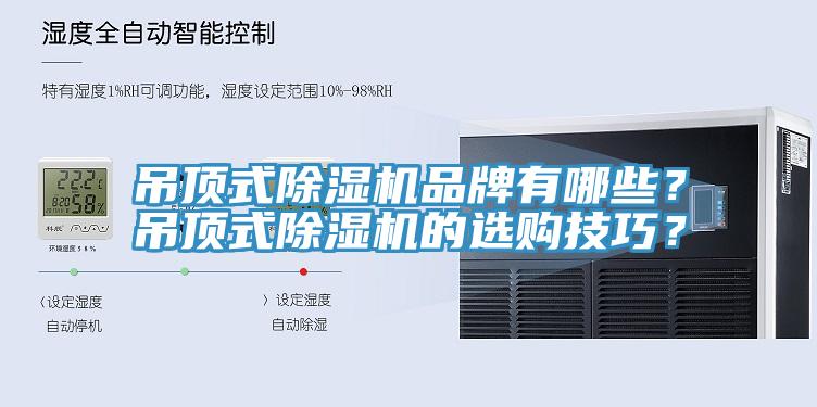 吊頂式除濕機(jī)品牌有哪些？吊頂式除濕機(jī)的選購(gòu)技巧？