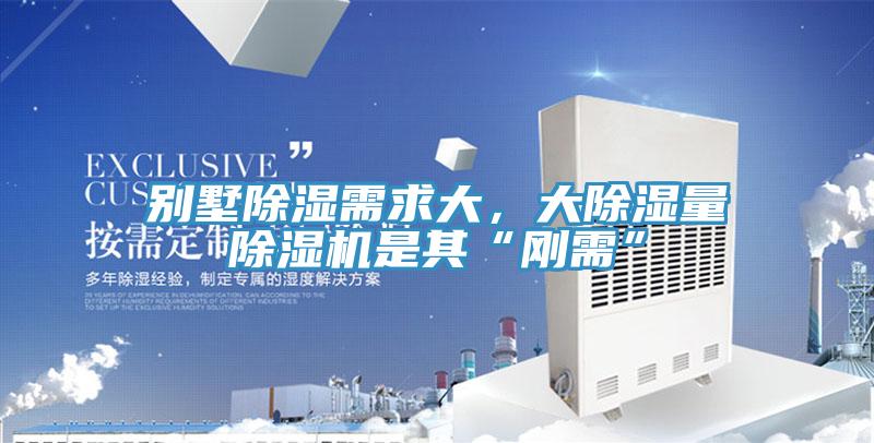 別墅除濕需求大，大除濕量除濕機是其“剛需”
