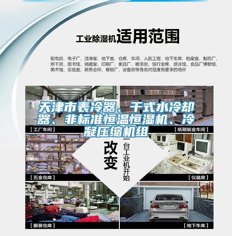 天津市表冷器、干式水冷卻器、非標準恒溫恒濕機、冷凝壓縮機組