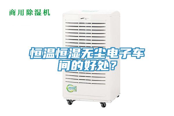 恒溫恒濕無(wú)塵電子車間的好處？