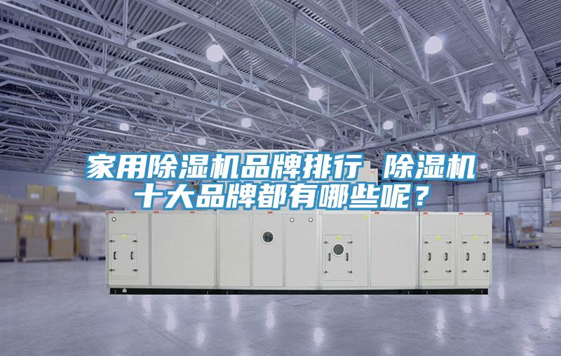 家用除濕機(jī)品牌排行 除濕機(jī)十大品牌都有哪些呢？