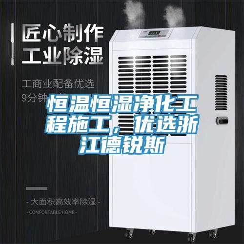 恒溫恒濕凈化工程施工，優(yōu)選浙江德銳斯