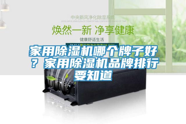 家用除濕機(jī)哪個牌子好？家用除濕機(jī)品牌排行要知道