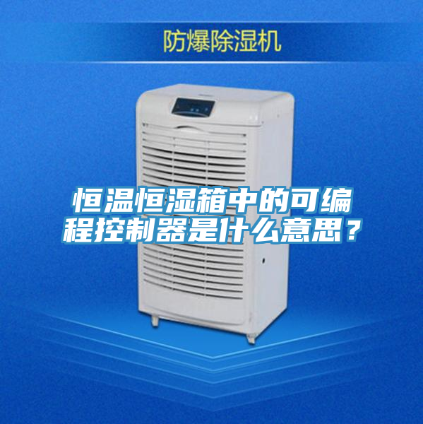 恒溫恒濕箱中的可編程控制器是什么意思？