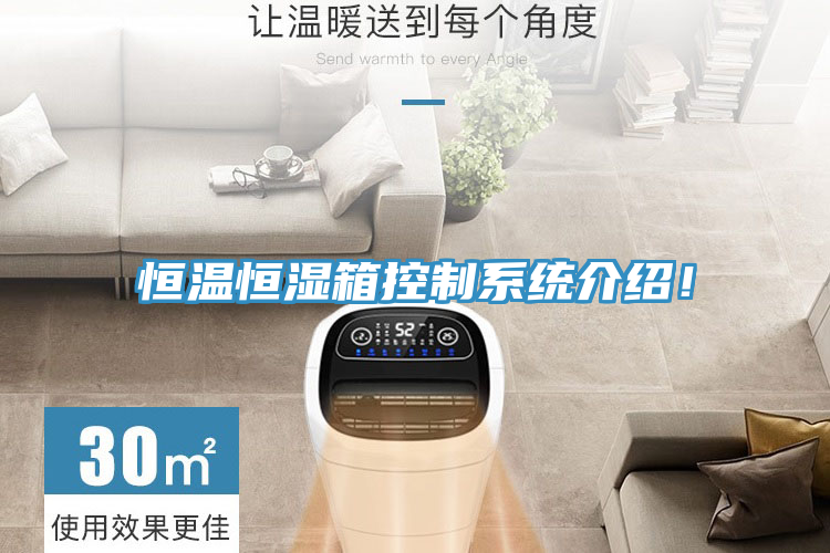 恒溫恒濕箱控制系統(tǒng)介紹！
