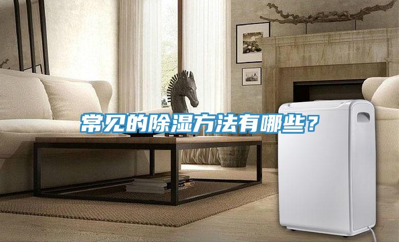 常見的除濕方法有哪些？