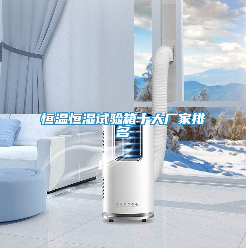 恒溫恒濕試驗(yàn)箱十大廠(chǎng)家排名