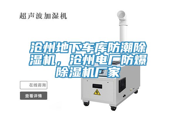 滄州地下車庫防潮除濕機(jī)，滄州電廠防爆除濕機(jī)廠家