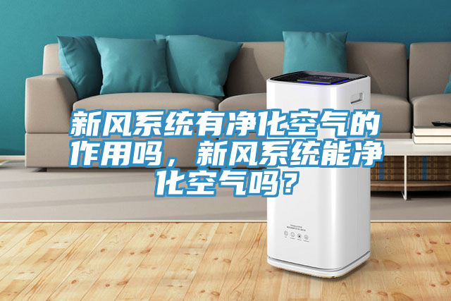 新風(fēng)系統(tǒng)有凈化空氣的作用嗎，新風(fēng)系統(tǒng)能凈化空氣嗎？
