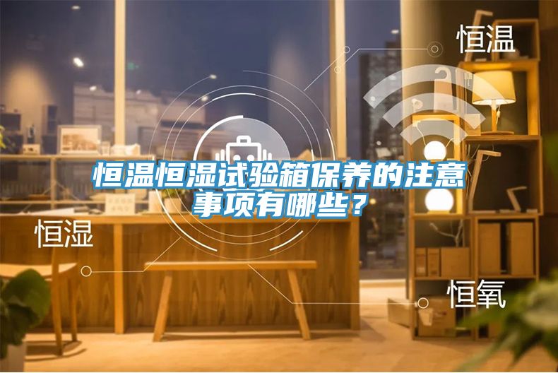 恒溫恒濕試驗(yàn)箱保養(yǎng)的注意事項(xiàng)有哪些？