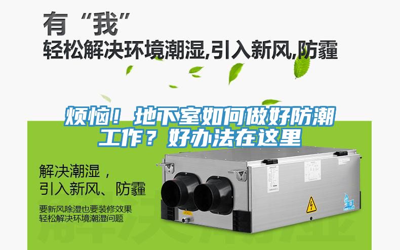 煩惱！地下室如何做好防潮工作？好辦法在這里