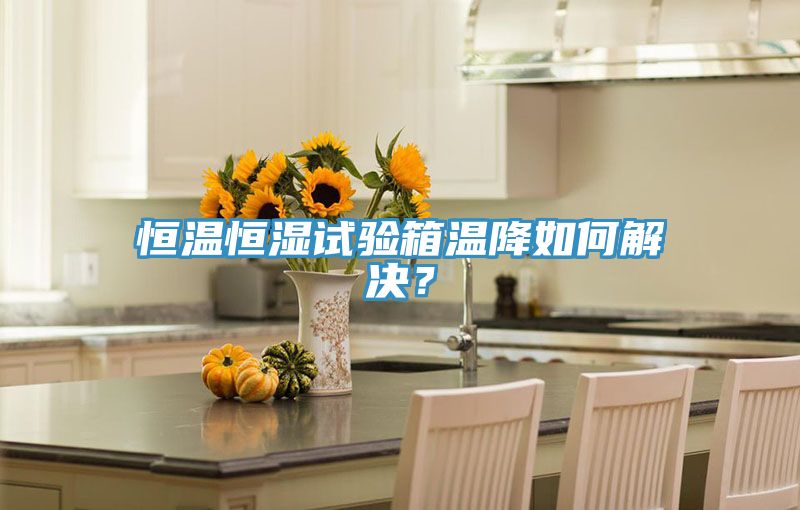 恒溫恒濕試驗(yàn)箱溫降如何解決？