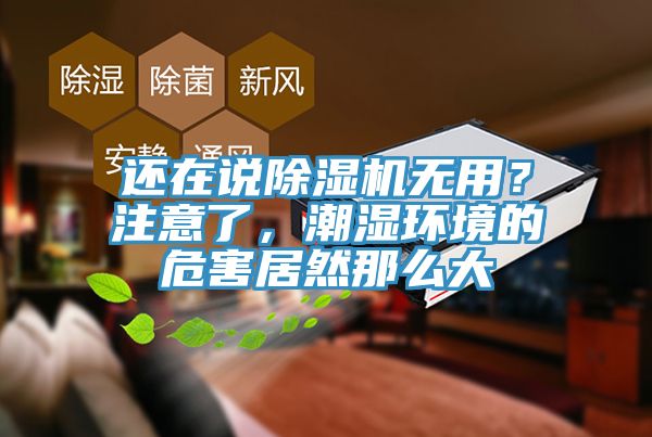 還在說除濕機無用？注意了，潮濕環(huán)境的危害居然那么大