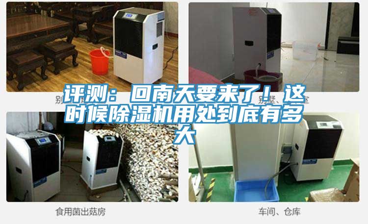 評測：回南天要來了！這時候除濕機用處到底有多大