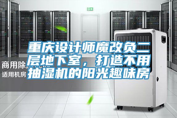 重慶設計師魔改負二層地下室，打造不用抽濕機的陽光趣味房